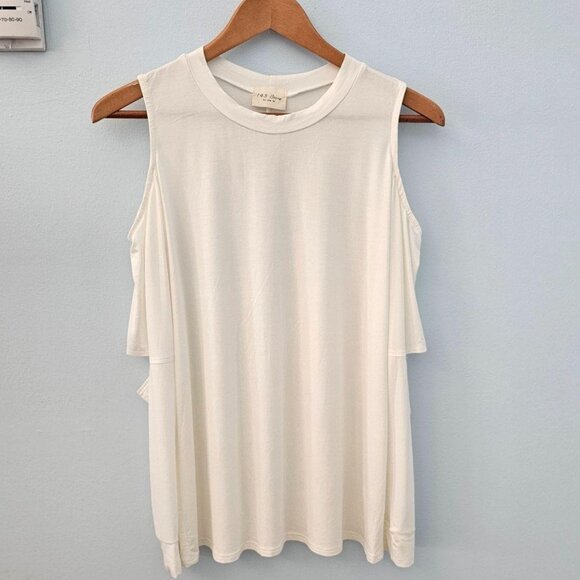 143 Story by Line Up White Sleeveless Top – Size Small, Soft & Flowy - Picture 1 of 5